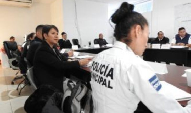 translated from Spanish: USAID reports that trained morelia police to solve neighborhood problems