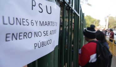 translated from Spanish: Unicef denounced the violence and said “suspension of PSU violates the right to education”