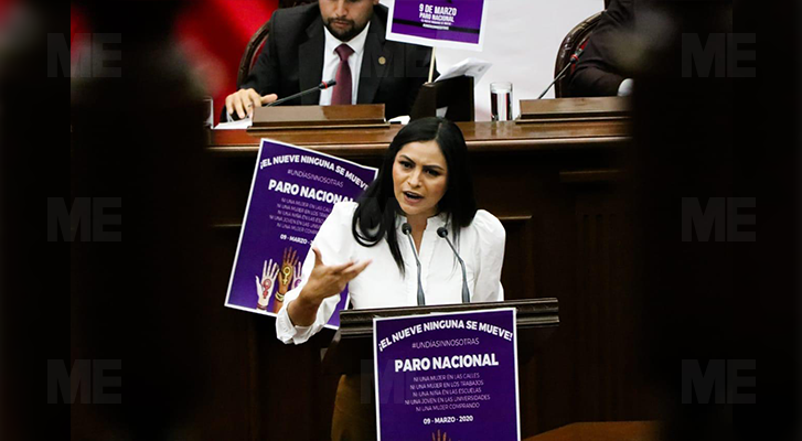 Con punto de acuerdo, Congreso de Michoacán politiza el Paro Nacional de Mujeres