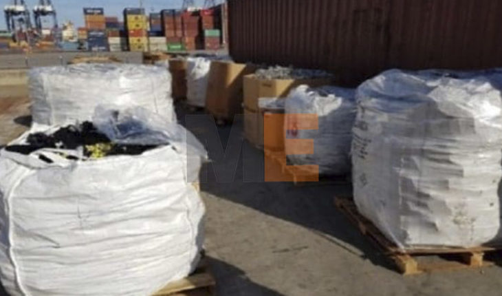 En Lázaro Cárdenas, Michoacán, aseguran 40 toneladas de residuos peligrosos