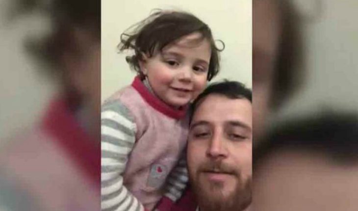 Final feliz: Niña siria y su padre que la hacia reír durante bombardeos fueron acogidos por Turquía