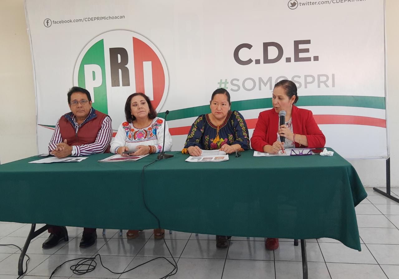 Gobierno federal no está interesado en los temas de género: PRI Michoacán