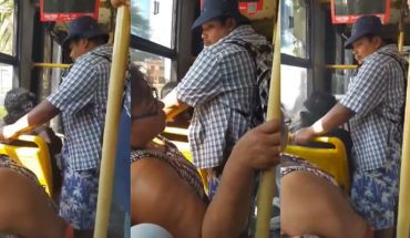 Hombre acosa físicamente a mujer de avanzada edad (Video)