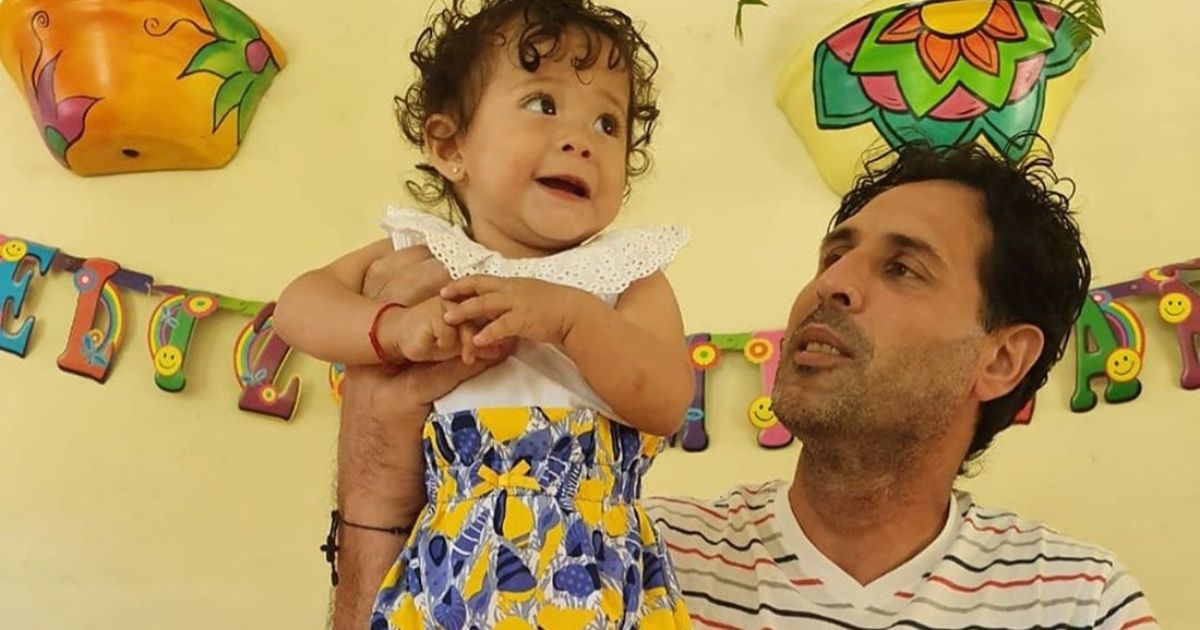 La emotiva carta de "Chiquito" Bossio: primer año de su hija, primer año sin su esposa
