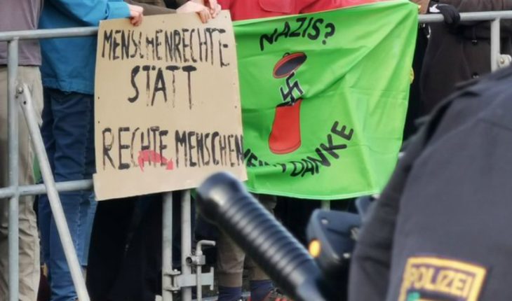 Marcha neonazi y concentración antifascista remecen el 75º aniversario de la devastación de Dresde