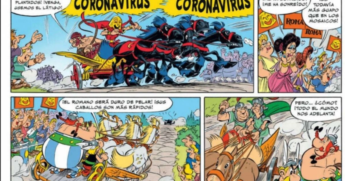 No fueron Los Simpson: cómic de Astérix y Obélix predijo el coronavirus en Italia