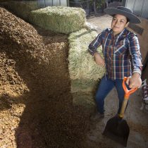 Pequeña ganadera de San Esteban enfrenta sequía con granja sustentable y dieta especial para sus animales