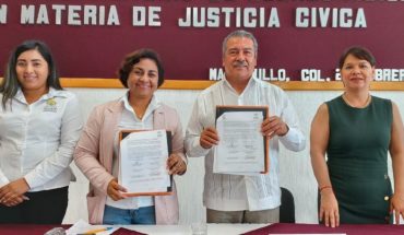 Raúl Morón signa convenio de colaboración entre Morelia y Manzanillo en materia de justicia cívica