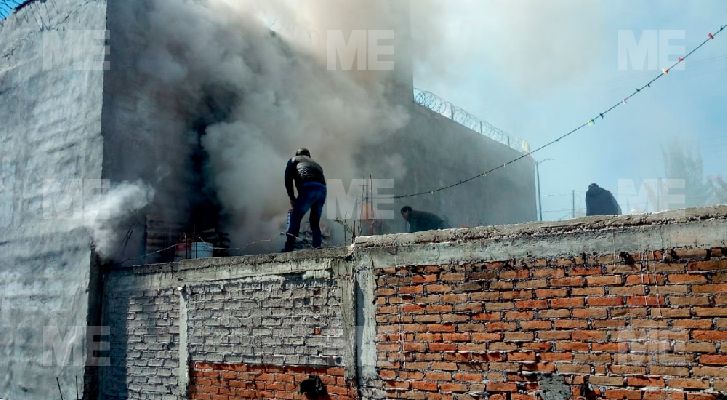Registran incendio en vivienda de la Ampliación Eduardo Ruiz, Morelia