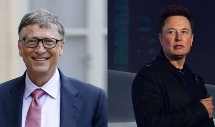 translated from Spanish: Bill Gates bought an electric Porsche and Elon Musk gave his opinion