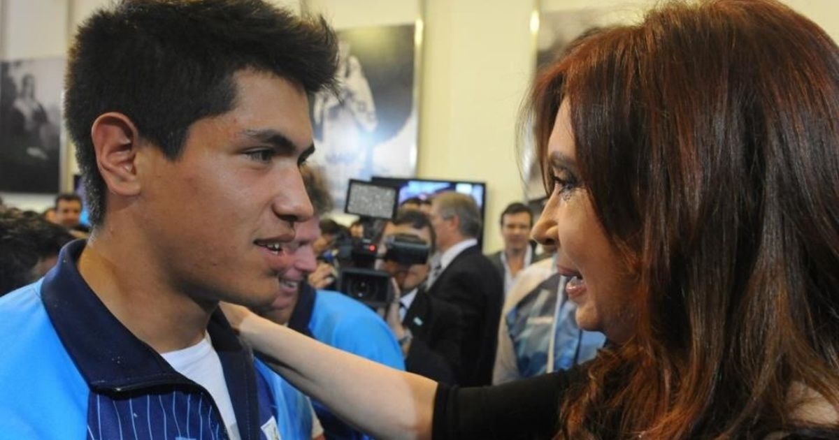 Cristina Kirchner reminded Braian Toledo: "Thank you for taking the flag as far as your javelin"