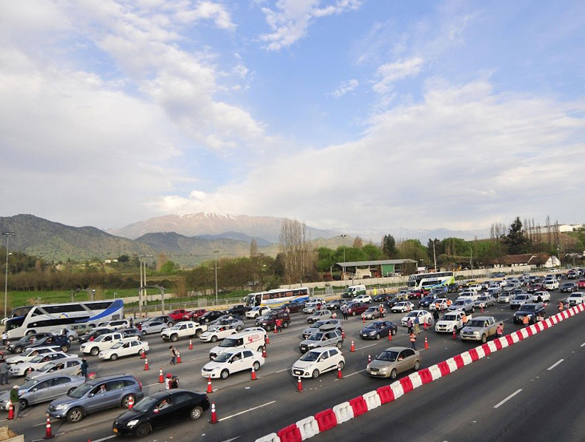 End of holiday: 300 thousand vehicles will return to Santiago