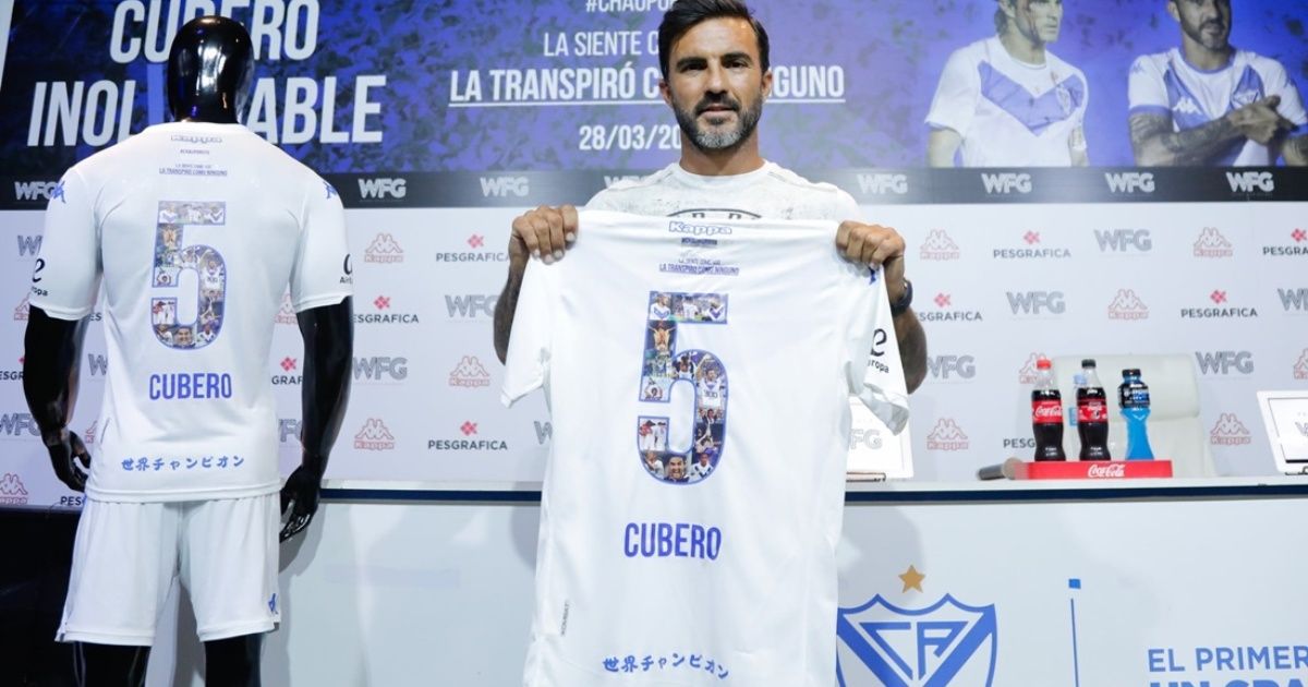 Fabián Cubero presented his farewell match at Vélez Stadium