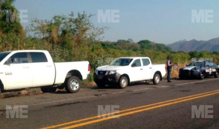translated from Spanish: Kidnapping victim was rescued from two suspected criminals, in Uruapan