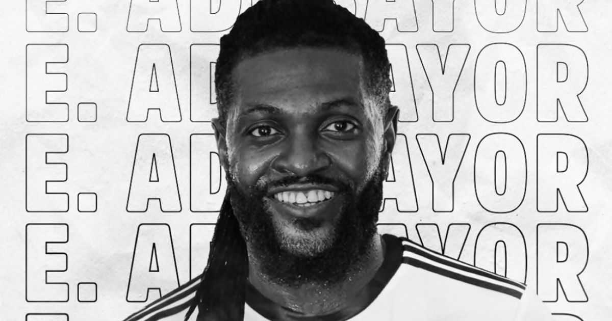 Madness in Olympia: Emmanuel Adebayor arrived and there are 15,000 new partners