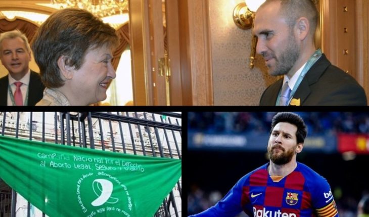translated from Spanish: Meeting between Argentina and IMF, Legal abortion “imminent”, Messi’s 4 goals, Measles alert and more…