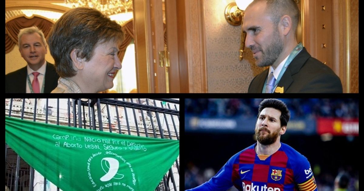 Meeting between Argentina and IMF, Legal abortion "imminent", Messi's 4 goals, Measles alert and more...