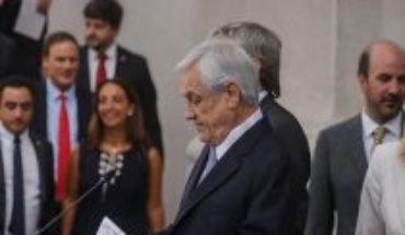 Opposition criticizes Piñera for repeating the libretto of violence without mentioning what is "truly necessary" such as a "social economic agreement"