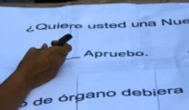 translated from Spanish: Wake up, right! The Apruebo has already won…