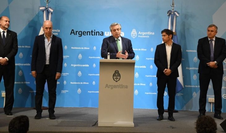 Alberto Fernández anunció la cuarentena total en la República Argentina