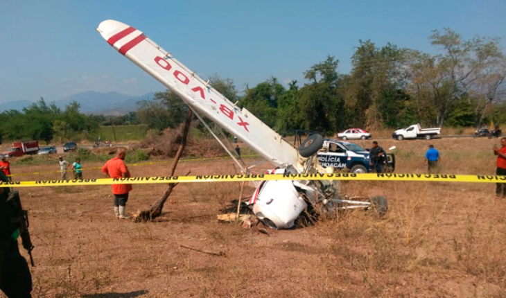 Avioneta fumigadora se desploma en “Tepeque”, el piloto fallece