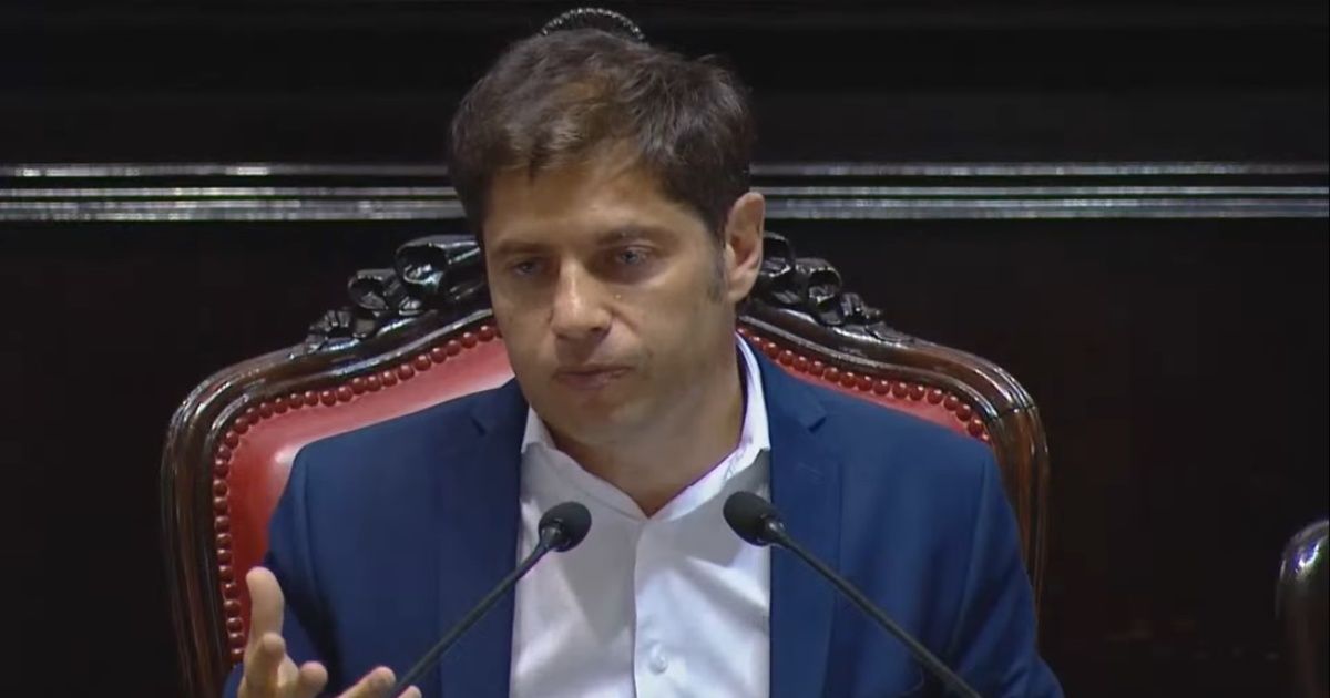 Axel Kicillof inauguró las sesiones en la Legislatura de Buenos Aires