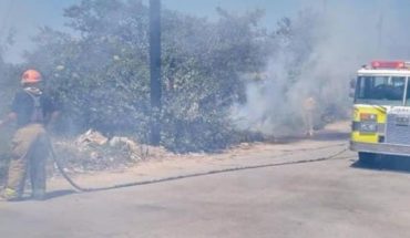 Bomberos y Protección Civil combaten incendios en Escuinapa