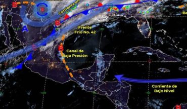 Clima 3 marzo: Frente frío 42 ocasionará lluvias y chubascos en México