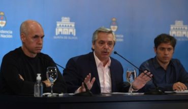 El presidente Alberto Fernández anunció la suspensión de clases y cierre de fronteras