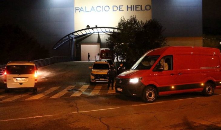 España convirtió una pista de hielo en una morgue para muertes por coronavirus