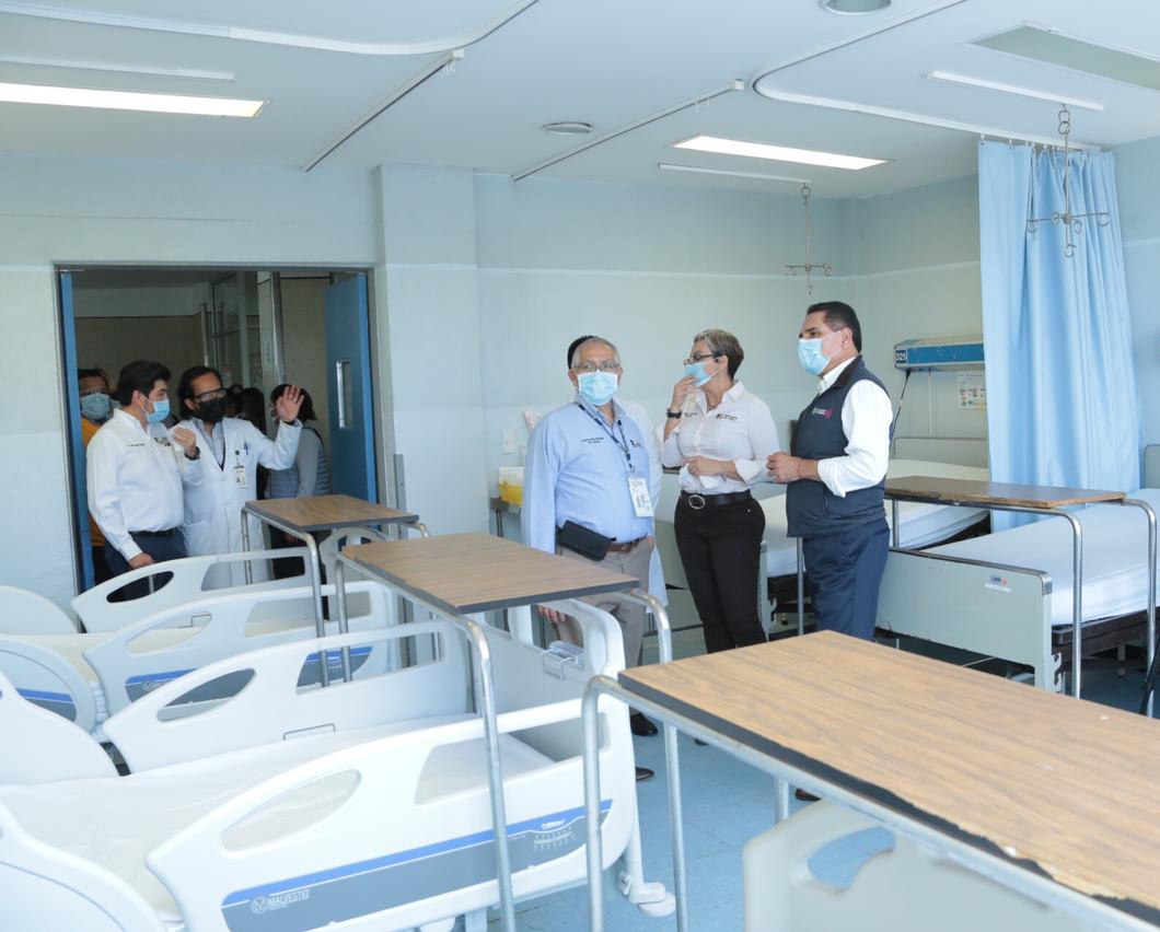 Gobernador de Michoacán supervisó la capacidad operativa de hospitales ante COVID-19