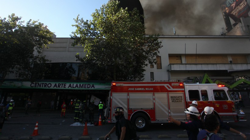 Gobierno por informe de incendio en Centro de Arte Alameda: "Lo importante aquí es poner todos los antecedentes a disposición de la justicia"