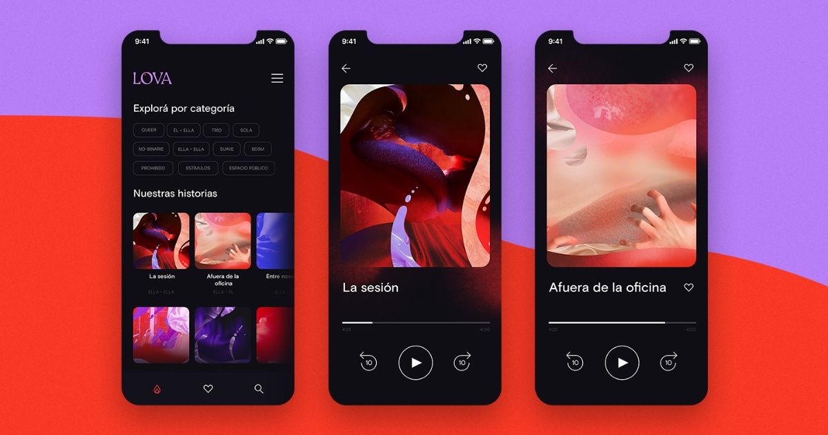 Lova: la nueva app erótica para bajar el ritmo pero volarte la cabeza