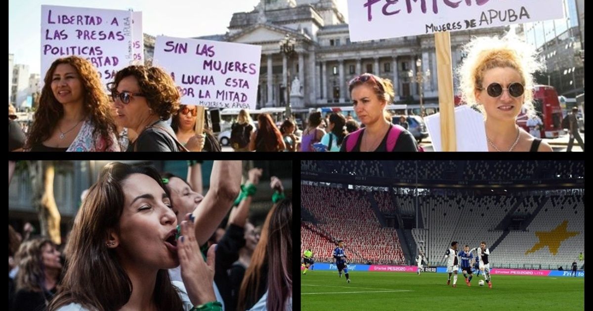 Principales marchas del 9M, Reflexión de Thelma Fardin, juez federal en cuarentena, Italia suspendió el fútbol y más...