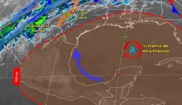 Pronóstico del clima de hoy: Frente frío 46 se extenderá por México