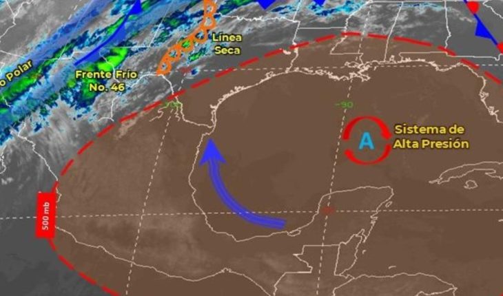 Pronóstico del clima de hoy: Frente frío 46 se extenderá por México