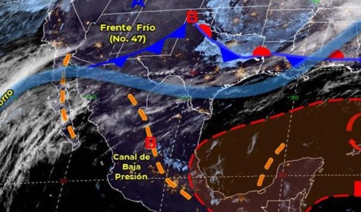 Pronóstico del clima de hoy: Frente frío 47 ingresará a México