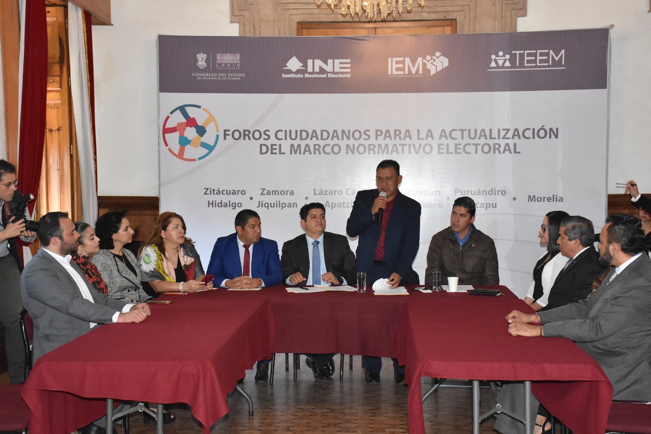 Citizen forums start to update Michoacán Electoral Code, in Uruapan