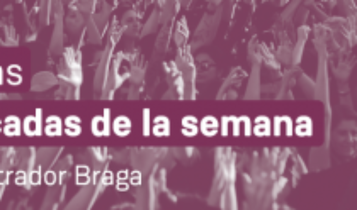 translated from Spanish: Highlights of the week at El Mostrador Braga: tips for coping with quarantine, gender inequality in medicines and more