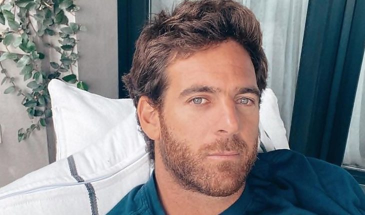 translated from Spanish: Juan Martin del Potro arrived from Miami and recovers from the knee in quarantine