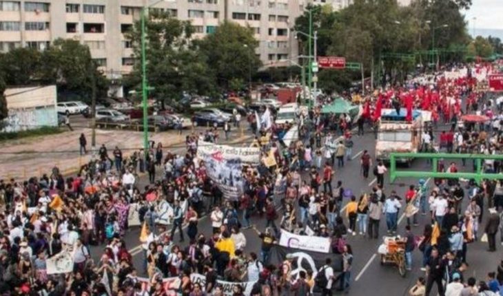 translated from Spanish: Marches for this Thursday, March 5 in CDMX