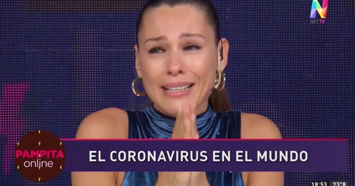 Pampita was distressed and frightened by the coronavirus
