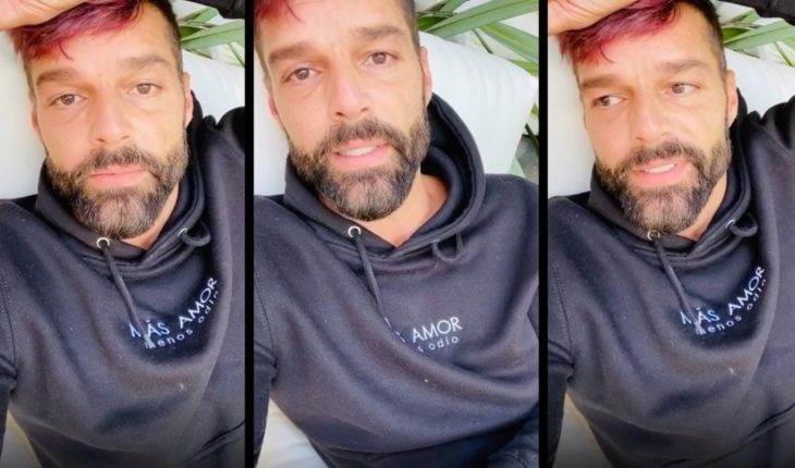translated from Spanish: Strong message from Ricky Martin: “It looks like a sci-fi movie”
