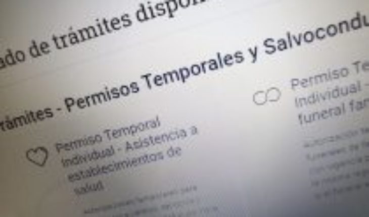 translated from Spanish: Virtual Police Station to undergo changes: limit safe conduct per person and release new permit to help older adults