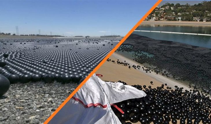 ¿Por qué almacenes de agua de California están cubiertos por millones de pelotitas negras? (Video)