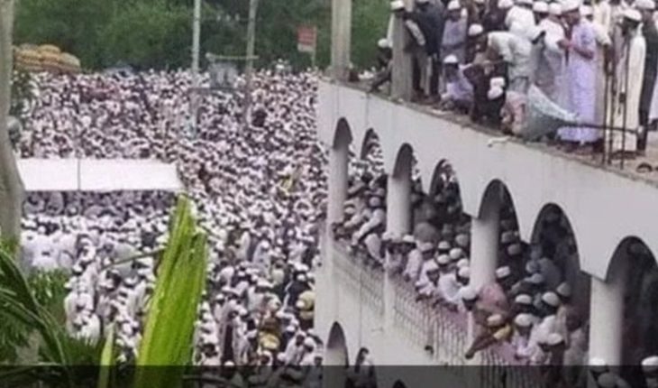 10.000 personas asisten a funeral de un telepredicador en Bangladesh pese al Covid-19