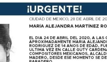 Alerta Amber: Ayuda a María Alejandra, desapareció en Gustavo A. Madero