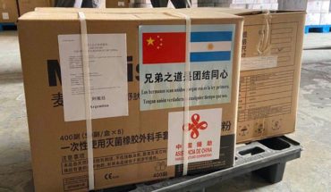 Llegaron al país los insumos sanitarios tras el acuerdo con China