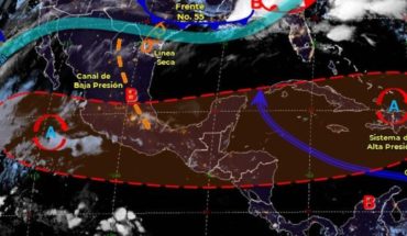 Pronóstico del clima de hoy: Frente frío 55 ingresará a México