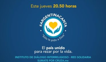Red Solidaria y #ArgentinaCanta convocan a un rezo interreligioso por la vida